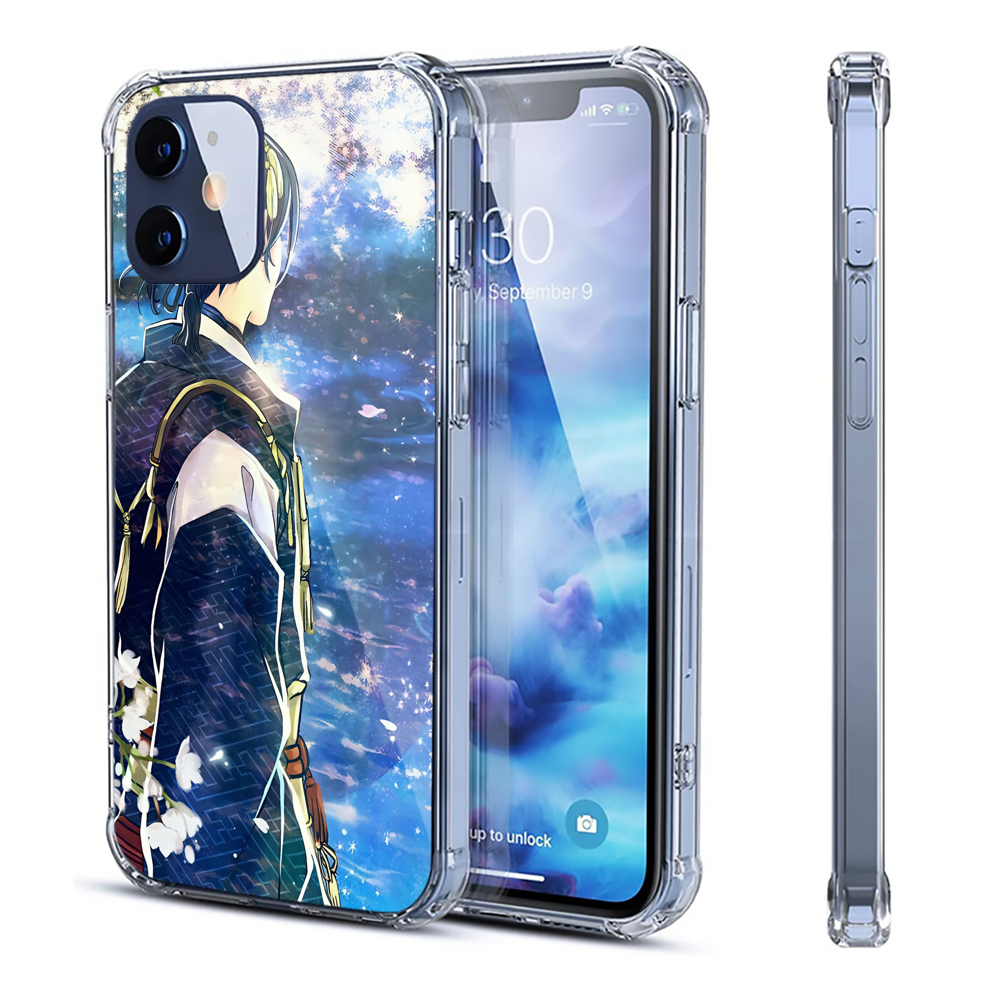 （画像用） 刀剣乱舞 Touken Ranbu 【iPhone 12シリーズ対応】透明スマホケース（クリアソフトケース）